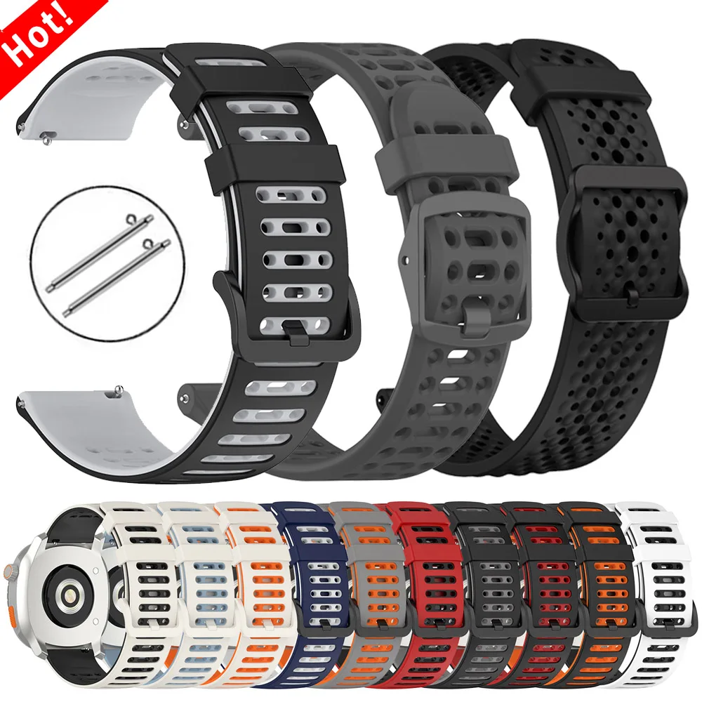 1 Stücke 22mm Sportbänder Für COROS PACE Pro APEX 2 Pro PACE 3 APEX 46mm Silikonarmband Für Xiaomi Uhr S4 S2 S3 Armband ersetzen Image