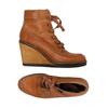 Tommy Hilfiger Damen Stiefelette, Gr. 37, orange, Leder