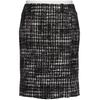 Eddie Bauer Damen Rock, Gr. 20, schwarz, Synthetik, Wolle, Viskose