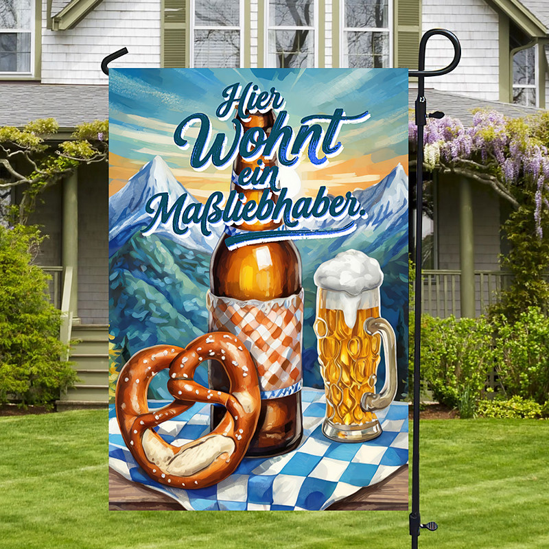 Oktoberfest Garden Flag Yard Flags, Small Garden Flags for Outside, Outdoor Flags, Holiday Garden Flags for All Seasons