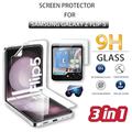 1 Set Proteggi schermo Proteggi schermo posteriore Per Samsung Galaxy Z Flip 7 Z Flip 6 Z Flip 5 Vetro Temperato Idrogel TPU TPU Durezza 9H Anti-bolle Anti-impronte Alta definizione (HD) Ultra Sottile