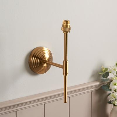 Orson T Bar Wall Light in Brushed Aged Brass