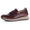 Slipper GABOR "FLORENZ", Damen, Gr. 40, rot (bordeaux), Lackleder, glänzend, modisch, Schuhe, Plateau, Schlupfschuh, Komfortschuh in Bequemweite G (= weit)