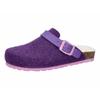 Clog LICO "Hausschuh Clog Kids Warm", Gr. 38, lila, Filz, Schuhe