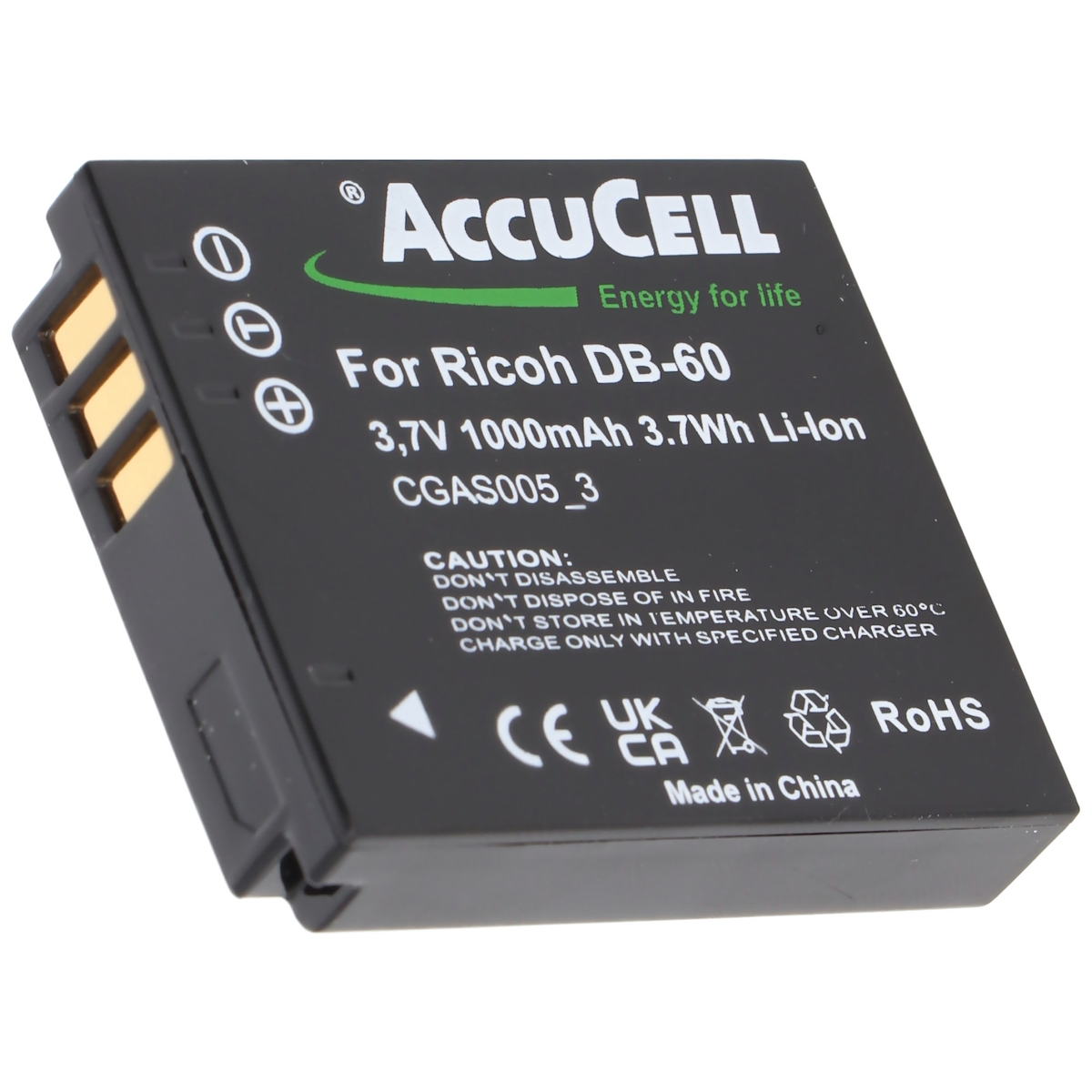 AccuCell Akku passend für Leica BP-DC4, D-LUX 2 Akku Image