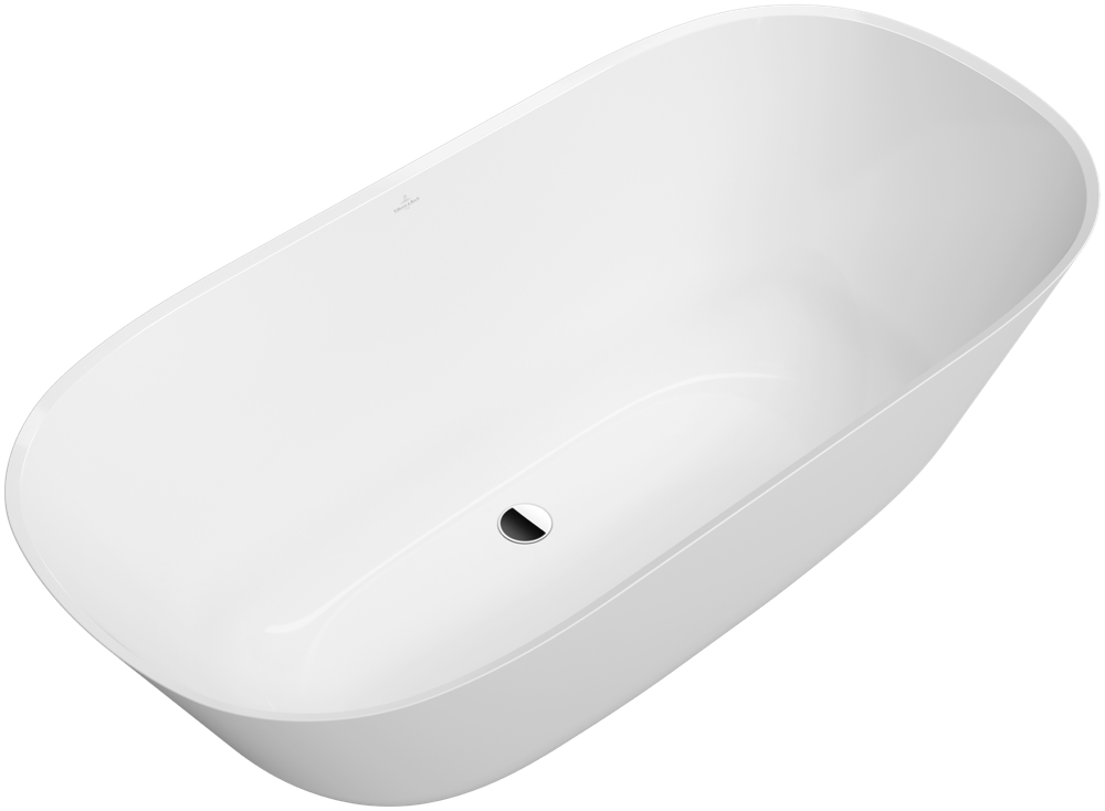 Villeroy & Boch Badewanne Theano 200T 1700x750x640mm Curved Edition freistehend Almond 170ANH7F200TVAL Image