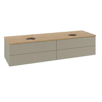 Villeroy & Boch Waschtischunterschrank Antao K28_5 1600x360x500mm mit Struktur FK/AP: HK/1 K28151HK Image