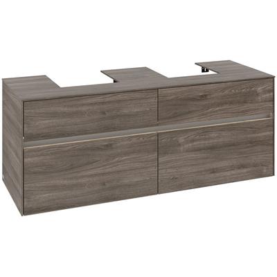 Villeroy & Boch Waschtischunterschrank Collaro C103B0 1400x548x500mm mit Beleuchtung Stone Oak C103B0RK Image