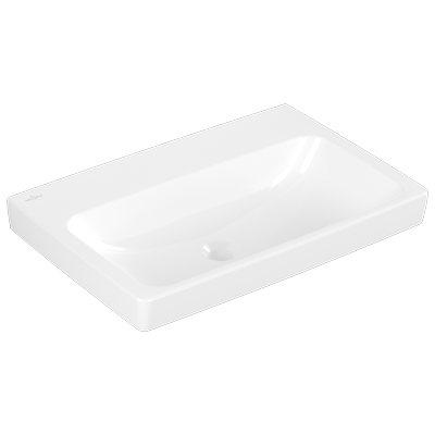 Villeroy & Boch Waschtisch Architectura 650x445mm, ohne Überlauf Unterseite geschliffen Weiss Alpin 4A87KF01 Image