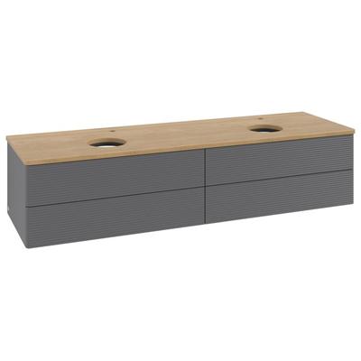 Villeroy & Boch Waschtischunterschrank Antao L28_5 1600x360x500mm mit Beleuchtung mit Struktur FK/AP L28151GK Image