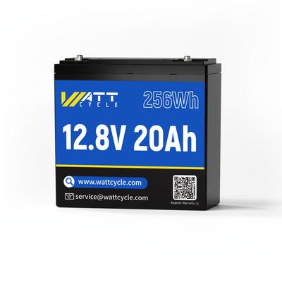 TEMU Wattcycle Lithium Battery, 12v 8/ 20ah Lifepo4 Battery, Up To 15000+ Cycles, Built-in 8/ 20a Bms, Low Temperature Protection, Rv/ Outdoor Camping/ Storage Image