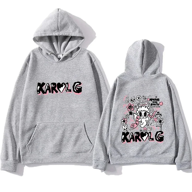 Neue Herren Karol G Bichota Hoodies Hip Hop Streetwear Pullover Karol G Manana Sera Bonito Langarm Sweatshirts Y2K Kleidung Top