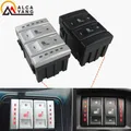 Nuova Auto Nero/Argento Sedile Riscaldamento Pulsante Interruttore di Controllo Per Ford S-MAX 2006 -2015 Mondeo MK 4 2007-2015 Galaxy accessori auto
