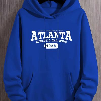 TEMU 1958 Print, Men' Hoodie Sweatshirt - Winter , , Long Sleeve, Hand Wash Or Image