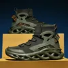 2025 trendige grüne Outdoor-Sportschuhe für Herren, bequeme Plattform, Herren-Sportschuhe, Größe 39–46, High-Top-Laufschuhe, Herren-Trainer