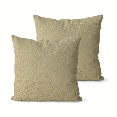 TEMU 2 Pack Modern Light Luxury Print Pattern Pillowcase Outdoor Bedroom Living Room Sofa Decorative Cushion Cover Couple Home Decor Polyester Pillowcase Image