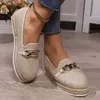 Damen Schuhe Neue Slip auf frauen Wohnungen Herbst Runde Kappe Solide Solft Sohle Casual Flache Bequeme Halbschuhe Zapatillas Mujer