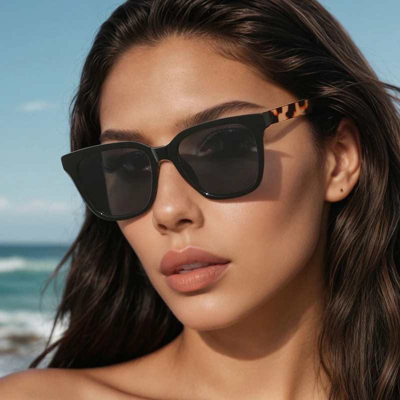 Auto Sonnenbrille 2 stücke Weibliche Trendy Kleine Quadratische Rahmen Sonnenbrille Frauen Vintage Marke Candy Gläser Im Freien Fahren Shades UV400 Image