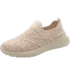 Große, atmungsaktive, flache, lässige Sportschuhe für Damen, leichte Frühlings- und Herbst-neue einfarbige Wanderschuhe