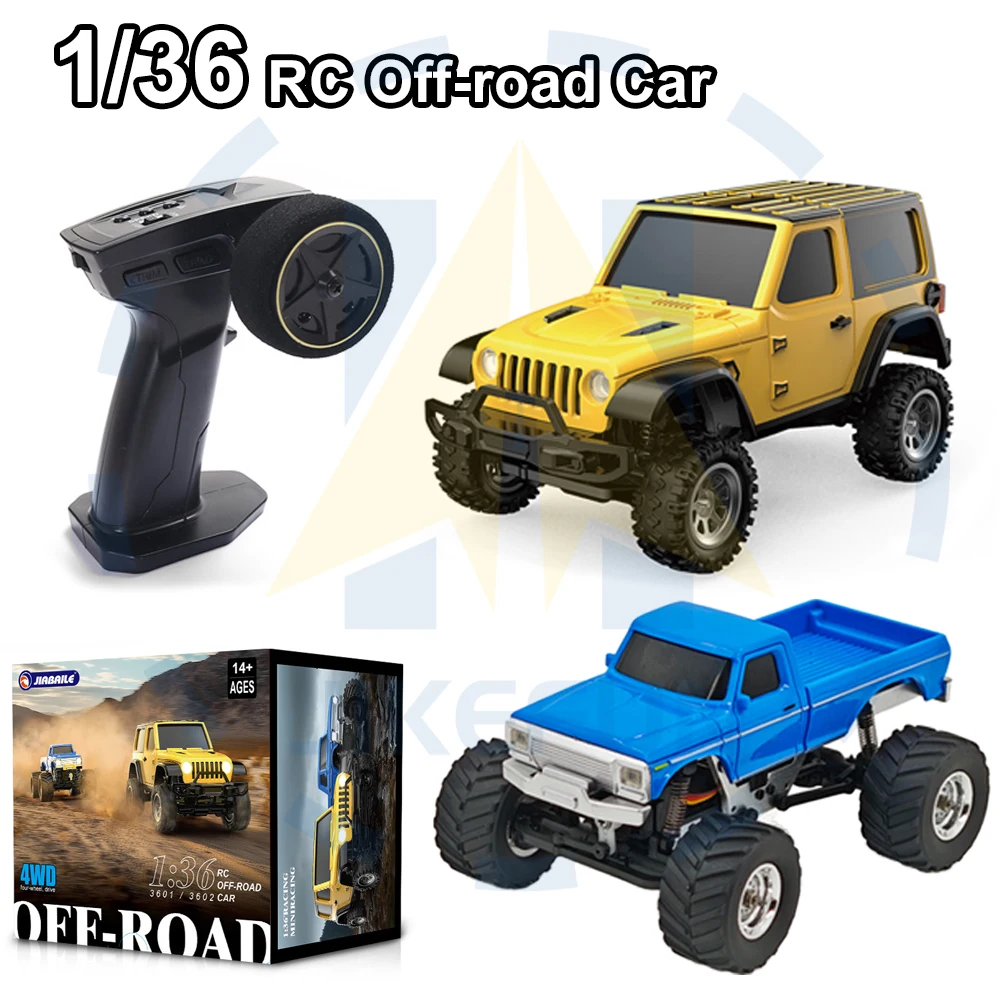 1/36 RC Crawler Auto 4WD Mini Radio Control Geländewagen Licht System RC Auto Fernbedienung RTR Hobby Modell geschenk