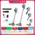 ILIFE H80 Robot aspirapolvere portatile senza fili, ventosa 21kPa tazza antipolvere da 1,2 litri, 40 minuti di tempo, illuminazione a LED, batteria rimovibile