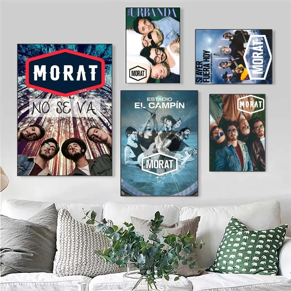 Morat Band Poster No Framed Poster Kraft Club Bar Papier Vintage Poster Wandkunst Malerei Schlafzimmer Studie Aufkleber Image