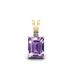 Arwacraft 12.00 Carat Natural Quality Katela Amethyst Gold Plated Pendant/Locket Gemstone For Men And Women(Ggtl Lab Certified)-B0BYSXNCMRNAMZ