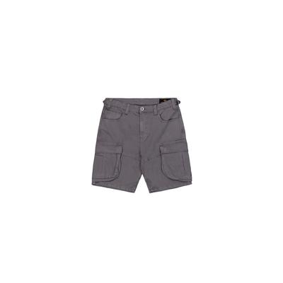 Shorts ALPHA INDUSTRIES "Alpha Industries Men - Shorts Canvas Cargo Short", Herren, Gr. 30, Normalgrößen, grau (vintage grau), Obermaterial: 100% Baumwolle, Hosen Image