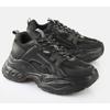Plateausneaker BUFFALO "YUNO", Damen, Gr. 40, schwarz, Lederimitat, Textil, modisch, Schuhe, Chunky-Sneaker, Schnürschuh, Leichtgewicht mit Memory Foam-Innensohle