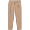 Bundfaltenhose BUGATTI "Tapered Fit", Herren, Gr. 32, Länge 32, 30, beige, 88% Polyamid, 12% Elasthan, unifarben, casual, gerade, unten schmal, Hosen, mit Flexcity Performance Stretch