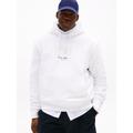 Kapuzensweatshirt "BT-ITHACA FLAG HOODIE-B", Herren, Gr. 4XL, weiß, Sweatware, Obermaterial: 100% Baumwolle, TOMMY HILFIGER BIG & TALL, unifarben, casual, regular fit normal, Rundhals, Langarm eingesetzt Rippbündchen, Sweatshirts, Große Größen