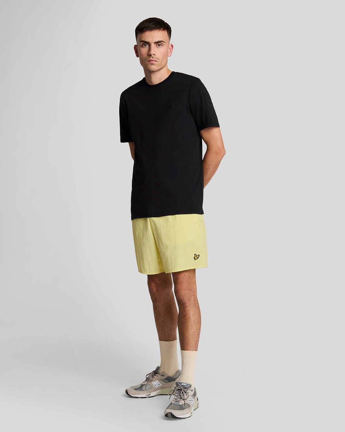 Lyle & Scott Einfache Badeshorts - Gelb Image