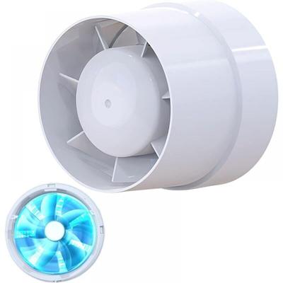 Cyslmuk - LFI-09S) Leiser Abluftventilator, 104 mm, 130 m³/h, 12 w, Inline-Kanal, Axialkanal, Image