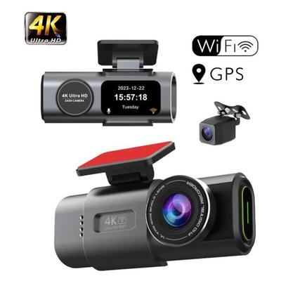 4K+1080P Auto-Dashcam, Dashcam mit 1,47'' IPS-Bildschirm, WLAN und App, 170° Weitwinkel-Autokamera, Image