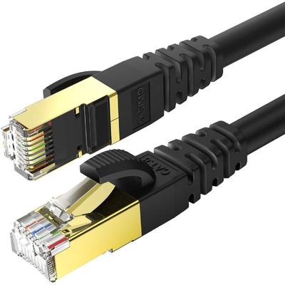 Cat-8-Ethernet-Kabel, Internetkabel mit vergoldeten RJ45-Anschlüssen, 40 Gigabit/S Image