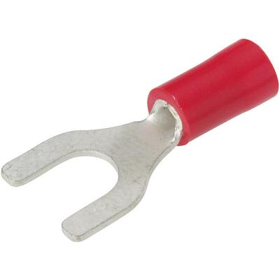 34156 Gabelkabelschuh 0.205 mm² 1.50 mm² Loch-Ø=5.3 mm Teilisoliert Rot 1 St. - Te Connectivity Image