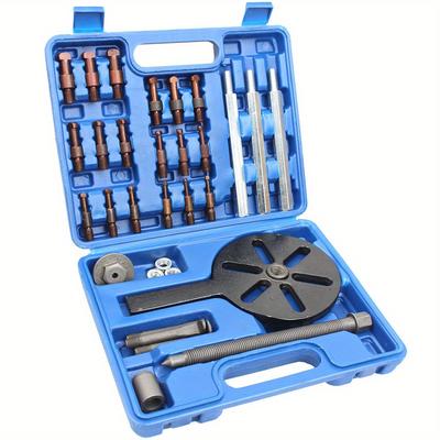 TEMU 21in 1 Bearing Puller Set 3 Jaw Puller Bearing Removal Tool Disassembly Inner Hole Removal Tool With Plastic Box With 6 Different Sizes Of Puller Inner Hole Puller Removal Tool Set Image