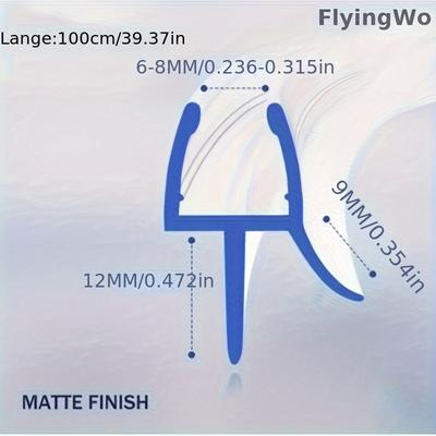 TEMU 2×100cm Shower Seal Strip Image