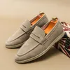 Größe 38-46 Business Herren Le Fu Schuhe Britische One Step Comfort Marke Kleine Lederschuhe Herren Outdoor Fahren Reiseschuhe