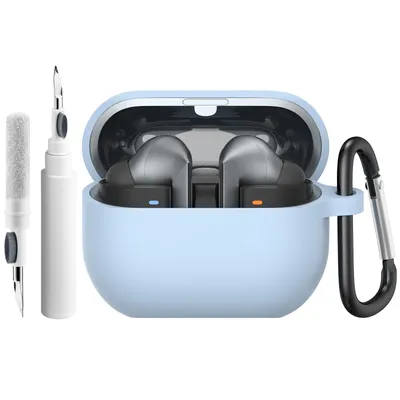 Weiche Silikonhülle für Samsung Galaxy Buds 3/Buds 3 Pro Kopfhörerabdeckung, stoßfeste Schale, Schlüsselanhänger für Galaxy Buds 3 Pro Hüllen Image