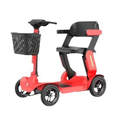 12AH Foldable Electric Scooter for The Elderly Electric Four-wheel Long Battery Life