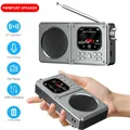Altoparlanti Bluetooth senza fili da 128 GB 87.5-108 MHz Radio FM Radio portatile esterna Lettore MP3 Supporto Auricolare Scheda TF Video Orologio