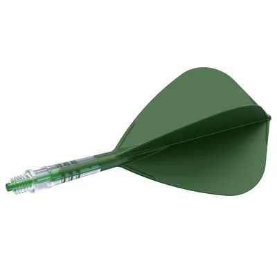 Cuesoul T19 Carbon integrierter Darts chaft und Flug drachen form-dunkelgrün Image