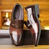 Business Offizieller Social-Schuh für Herren, Leder, lässig, nicht 39, Gentleman, neue elegante und klassische italienische Anzug-Party-Herren-formelle Schuhe