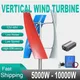 Home Boat 8KW 10KW 5KW Generatore di energia eolica a turbina eolica 12V 24V 48V Mulino a vento ad asse verticale a basso rumore con controller HybridMPPT