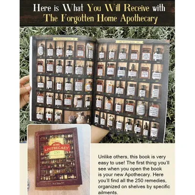 Original Forgotten Home Apothecary Book 250 Powerful Remedies At Your Fingertip Natural Remedies Doctor Book A4