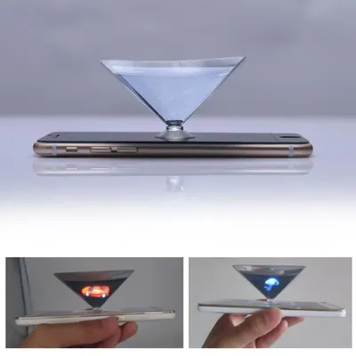 Smartphone Hologram Advertise 3D Box Holographic Film Tablet Showcase