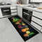 VIKAMA's New Household Tableware Entrance Rug Kitchen Absorbent Long Strip Bedroom Anti-Slip Crystal Velvet Floor Mat Home Decor