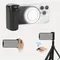 Magnetic Smartphone Handle Grip Stand With Detachable Bluetooth Remote Shutter With Fill Light Easy Selfie Handle Photos Bracket