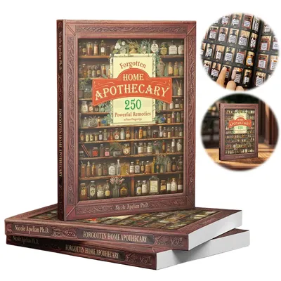 A4/A5 Forgotten Home Apothecary 250 Powerful Healing Secrets Natural Remedies Herbal Remedies Book for Everyday Wellness